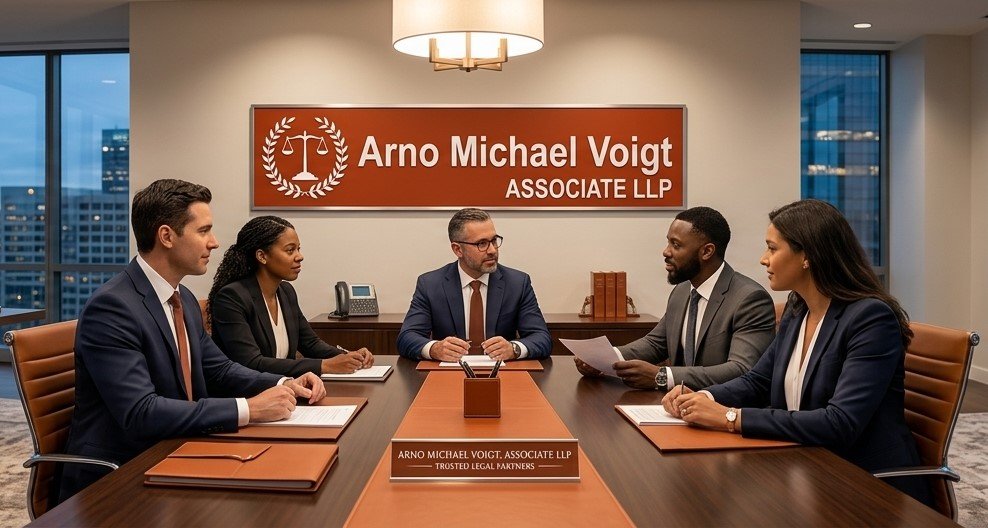Legal team meeting around a conference table